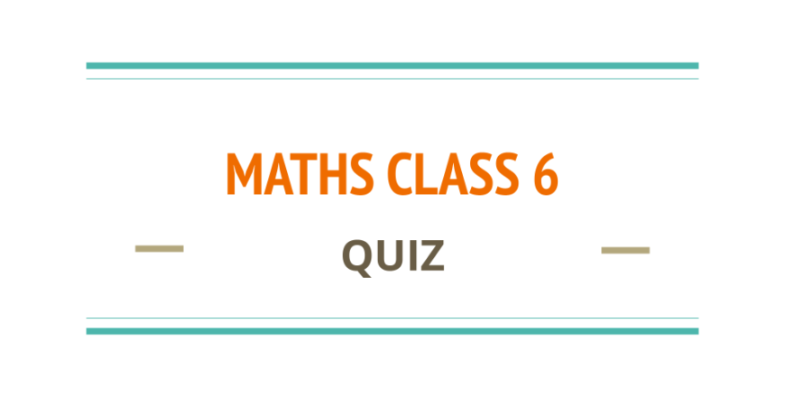 MATHS CLASS 6